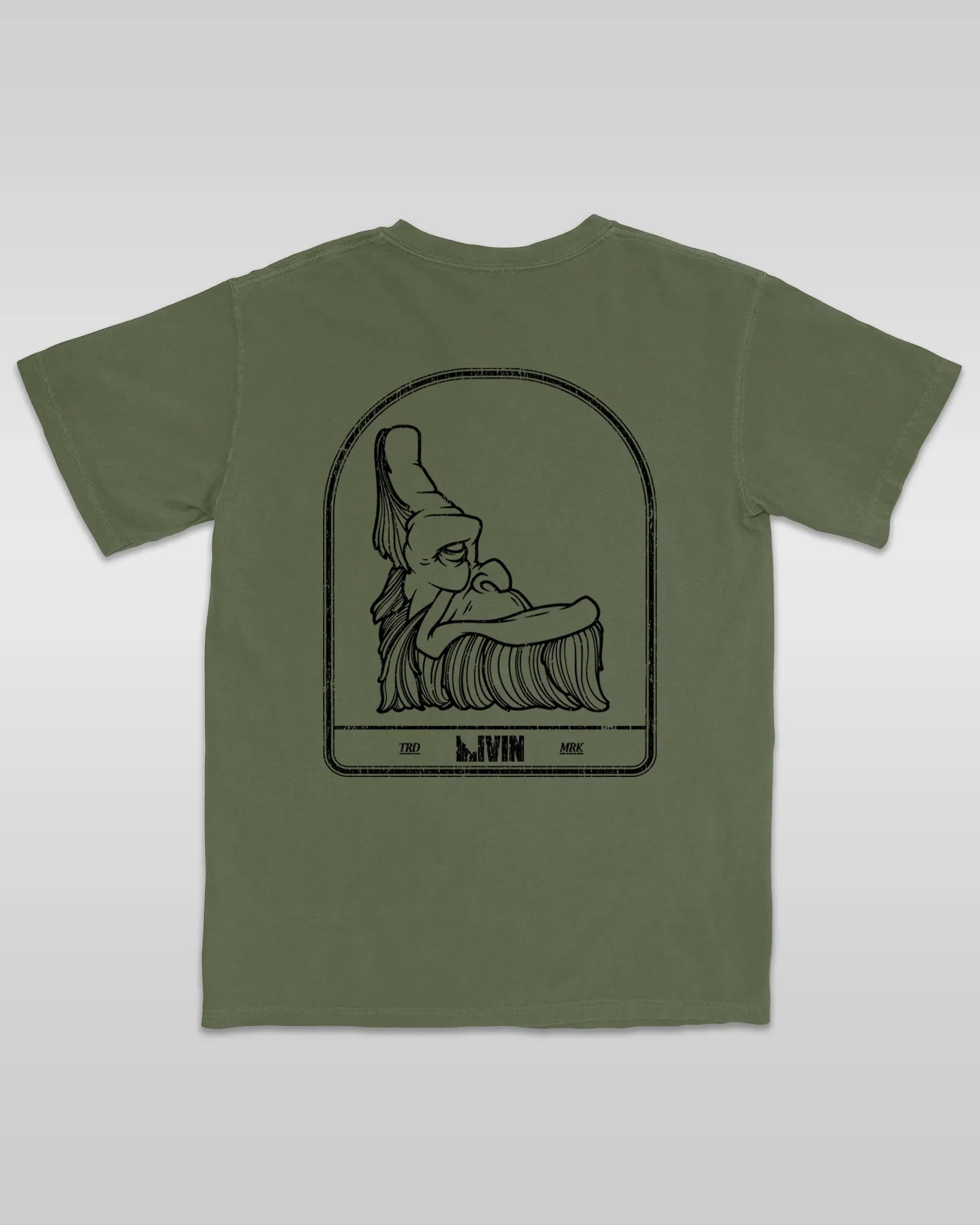 Unisex Heavyweight Squatch T-Shirt | Hemp Green