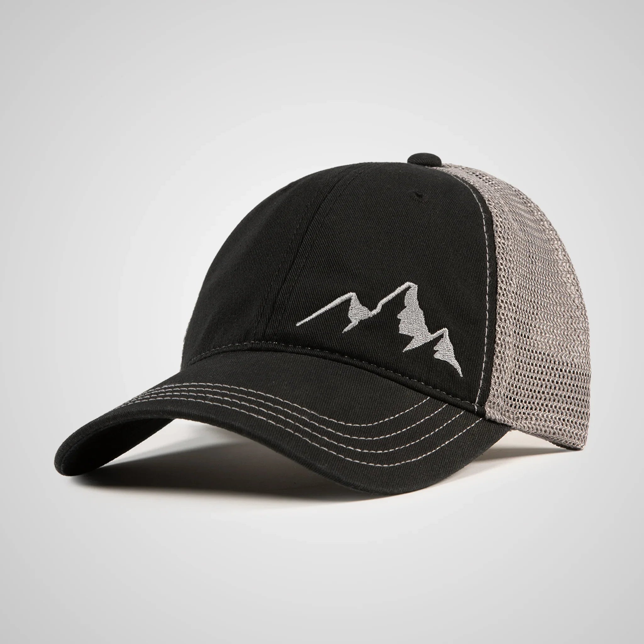 Peak Unstructured Hat - Black/Charcoal