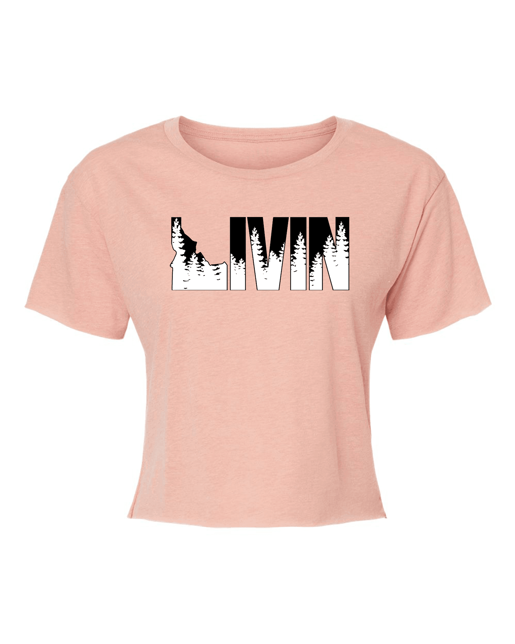 Women's Cropped Shirt Idaho Livin