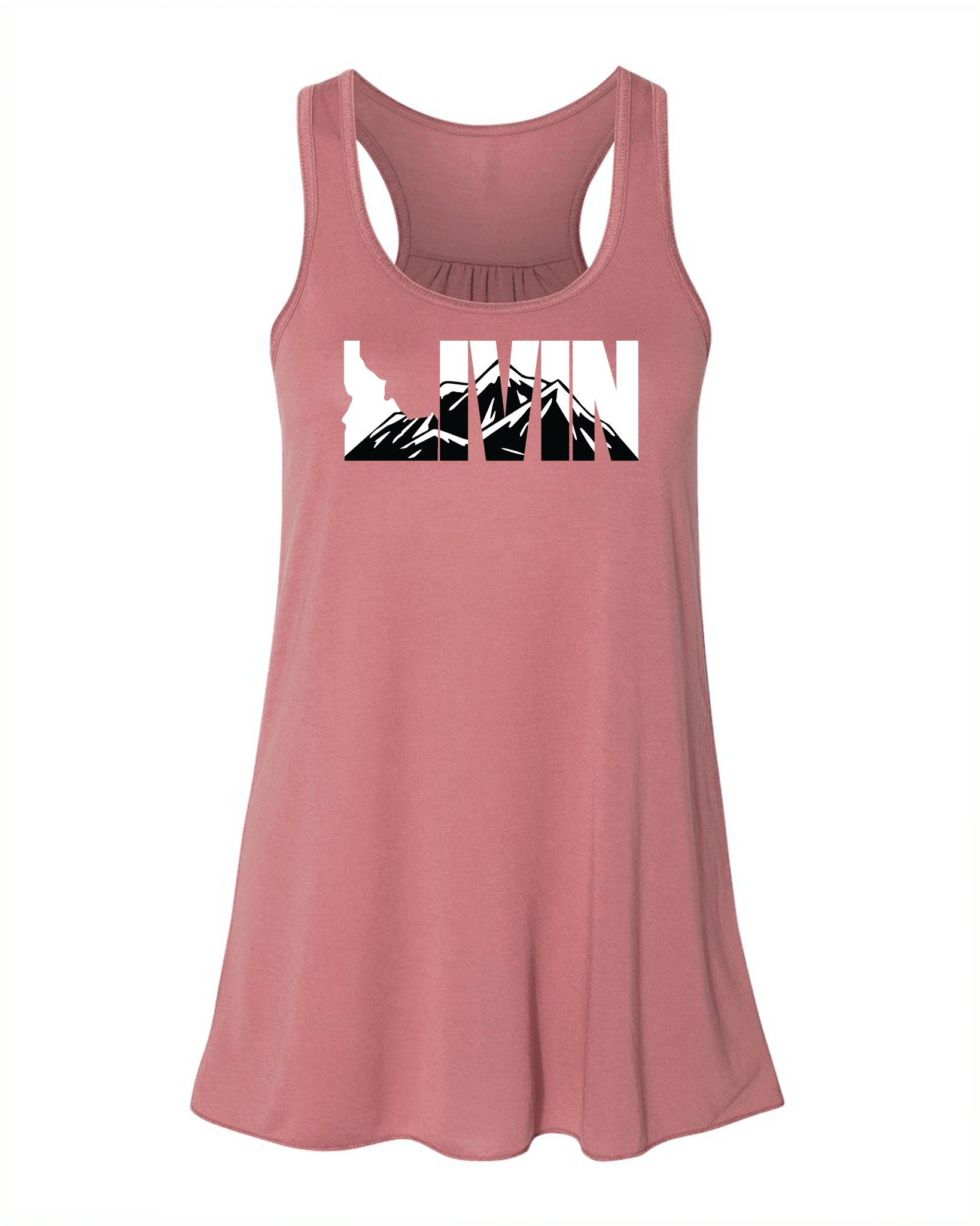 Women's OG Flowy Racerback Tank Idaho Livin