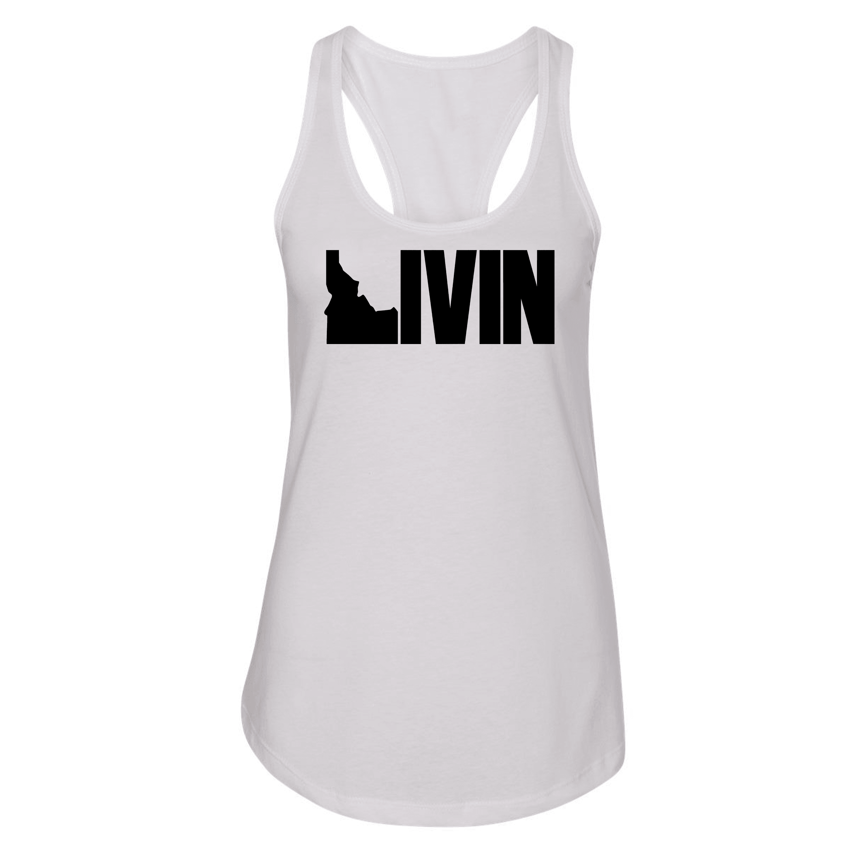 Women's Racerback Tank Top Idaho Livin