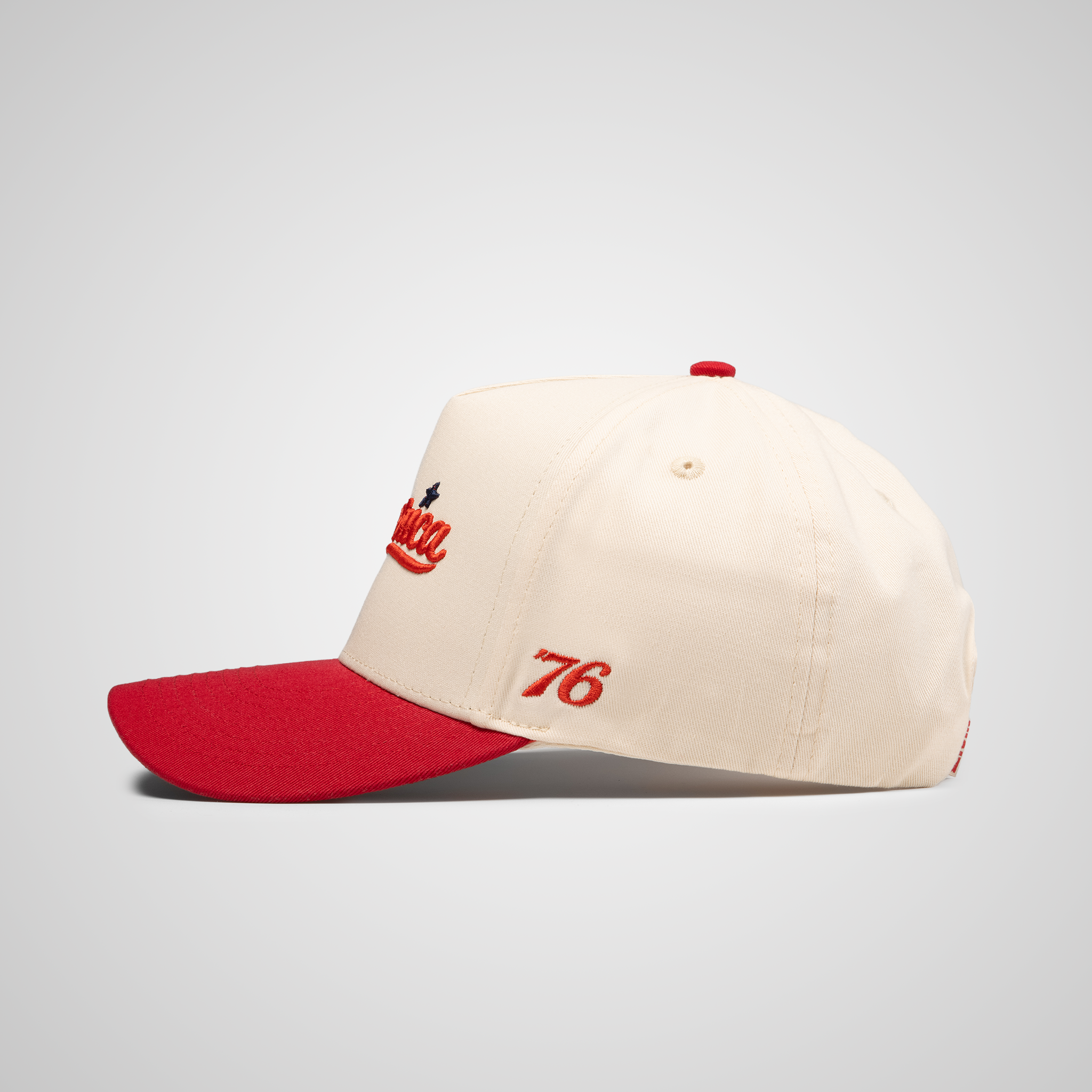 America Retro Hat | Beige/Red