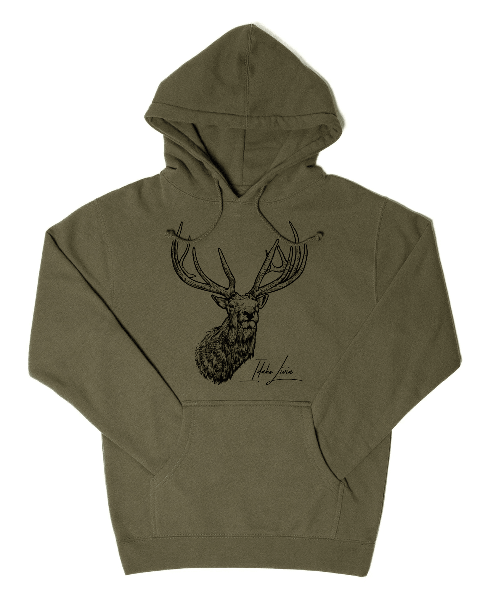 Unisex Elk Heavyweight Hoodie - Idaho Livin