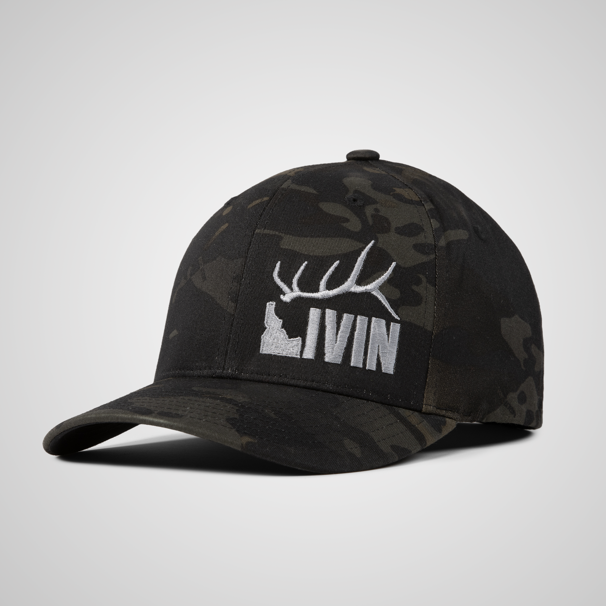 Elk Classic Flexfit Hat | Black Camo