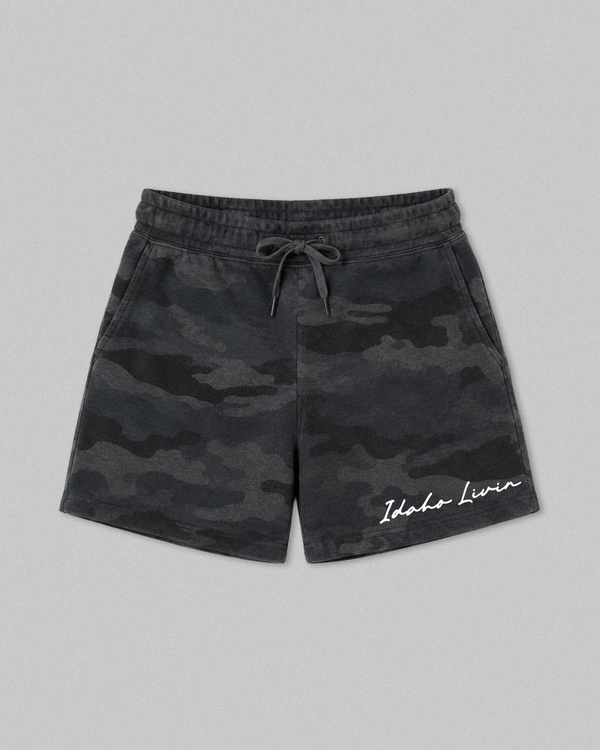 Womens Fleece Shorts - Idaho Livin