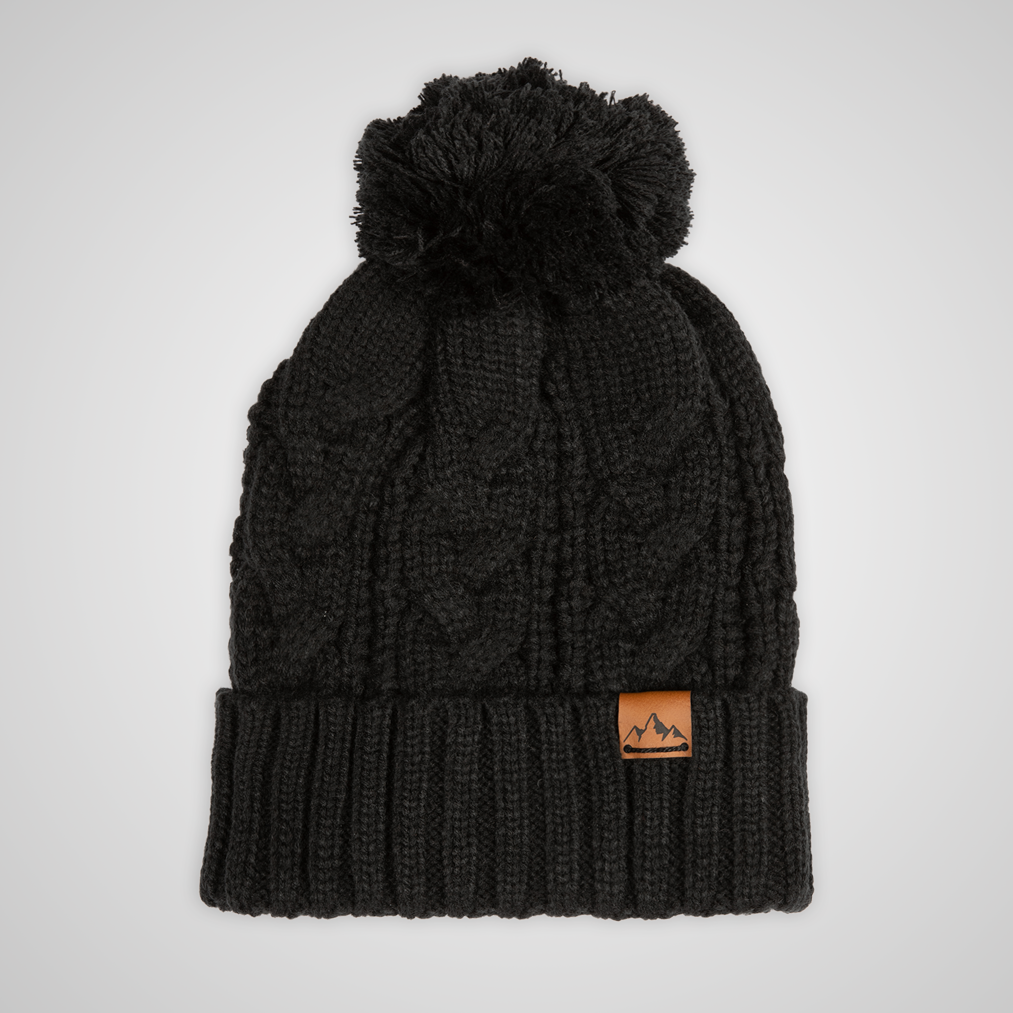 Women's Peak Pom Pom Beanie | Black