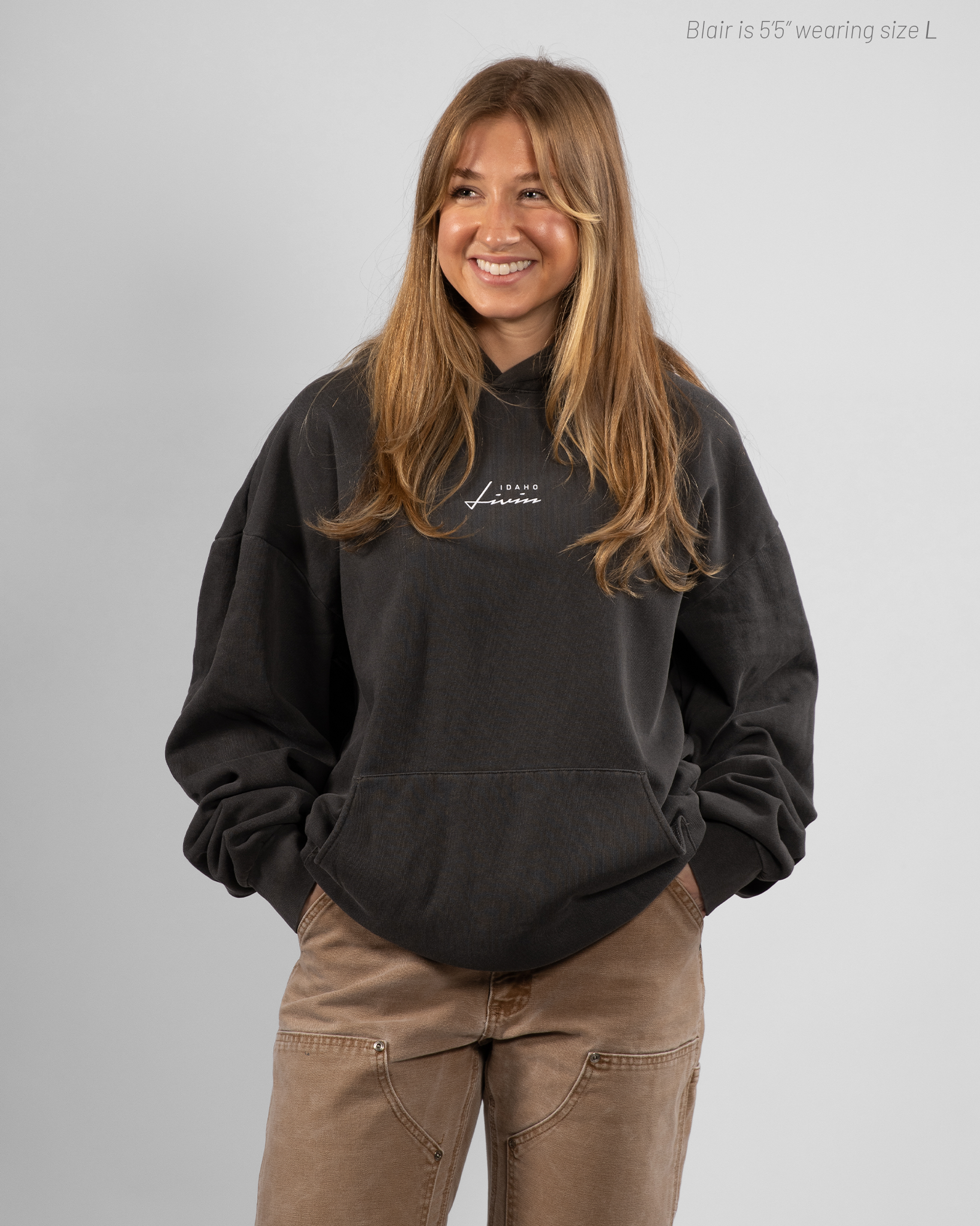 Avenue Branded Hoodie | Pigment Black