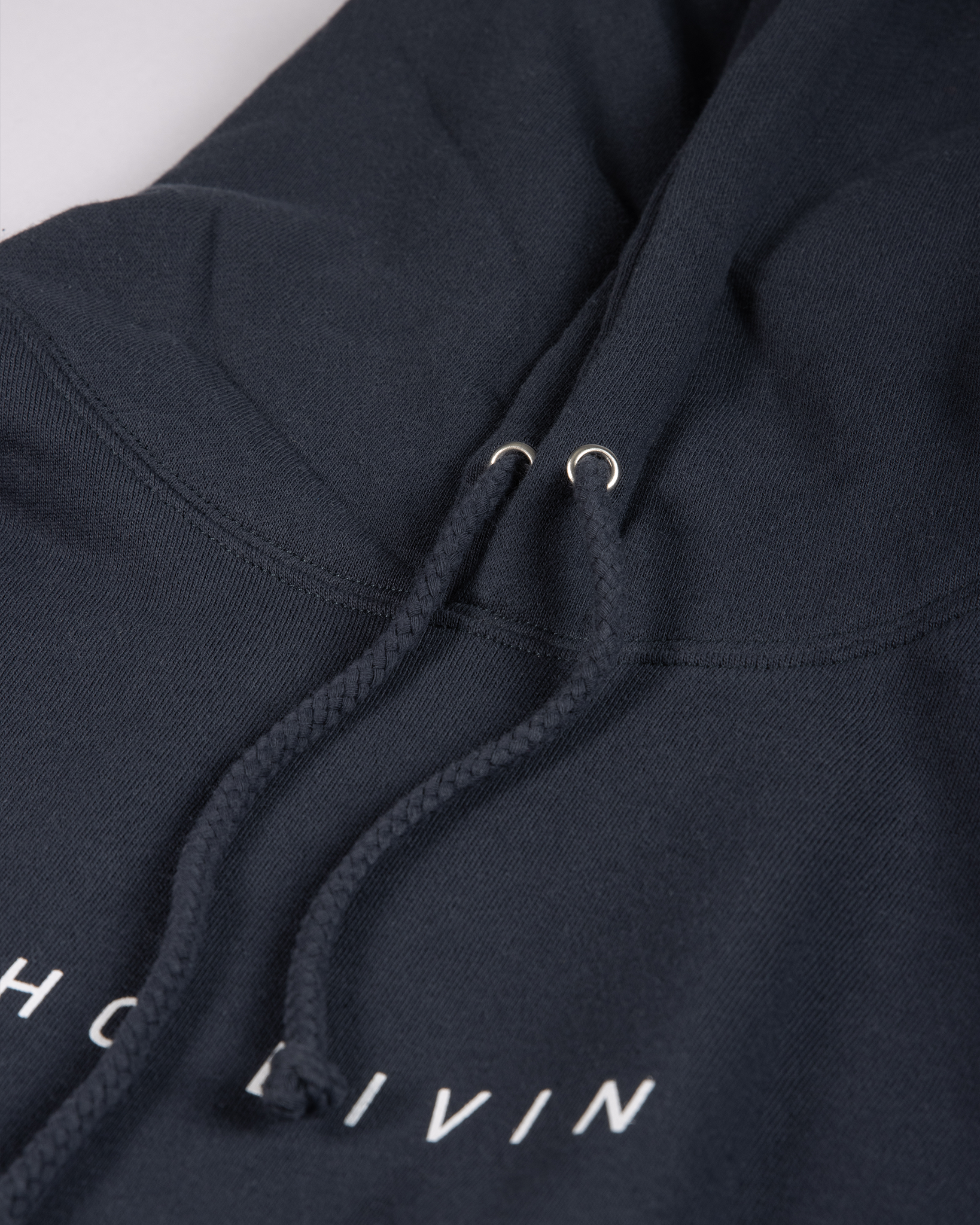 Unisex Branded Flag Heavyweight Hoodie | Slate Blue