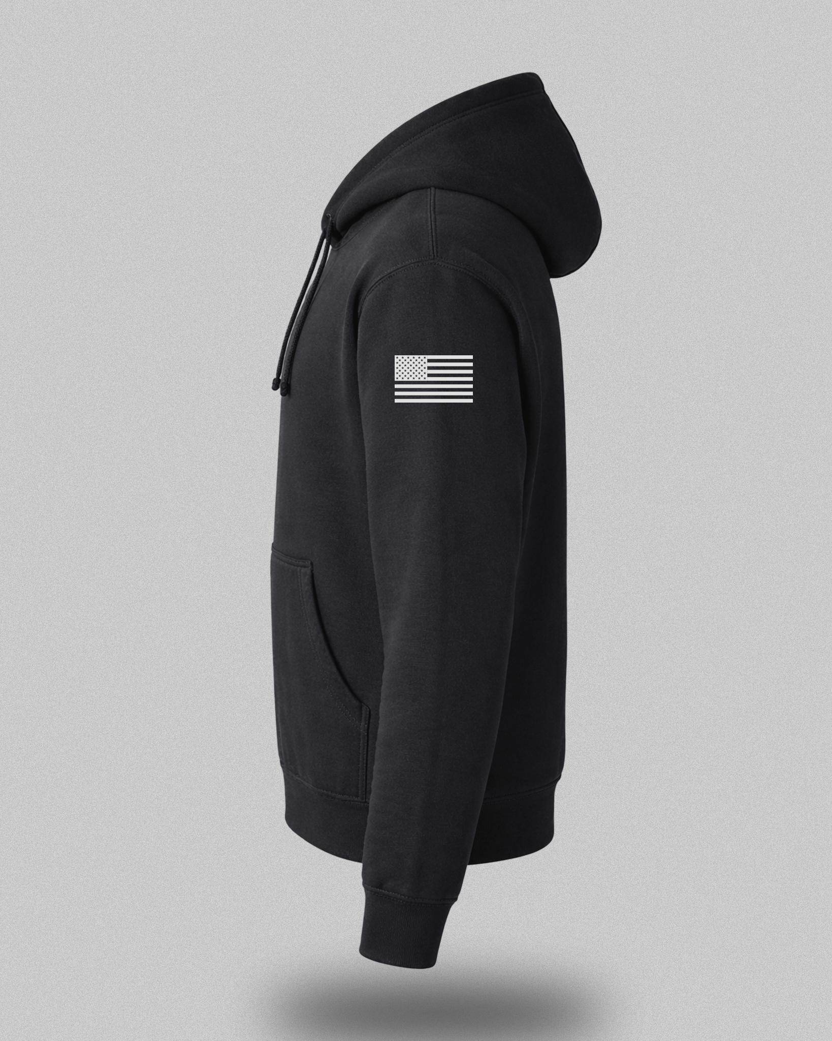 Unisex Branded Flag Heavyweight Hoodie | Asphalt
