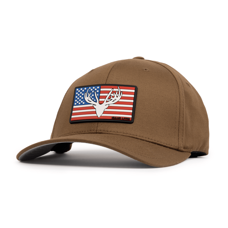 Elk Flag FlexFit Hat