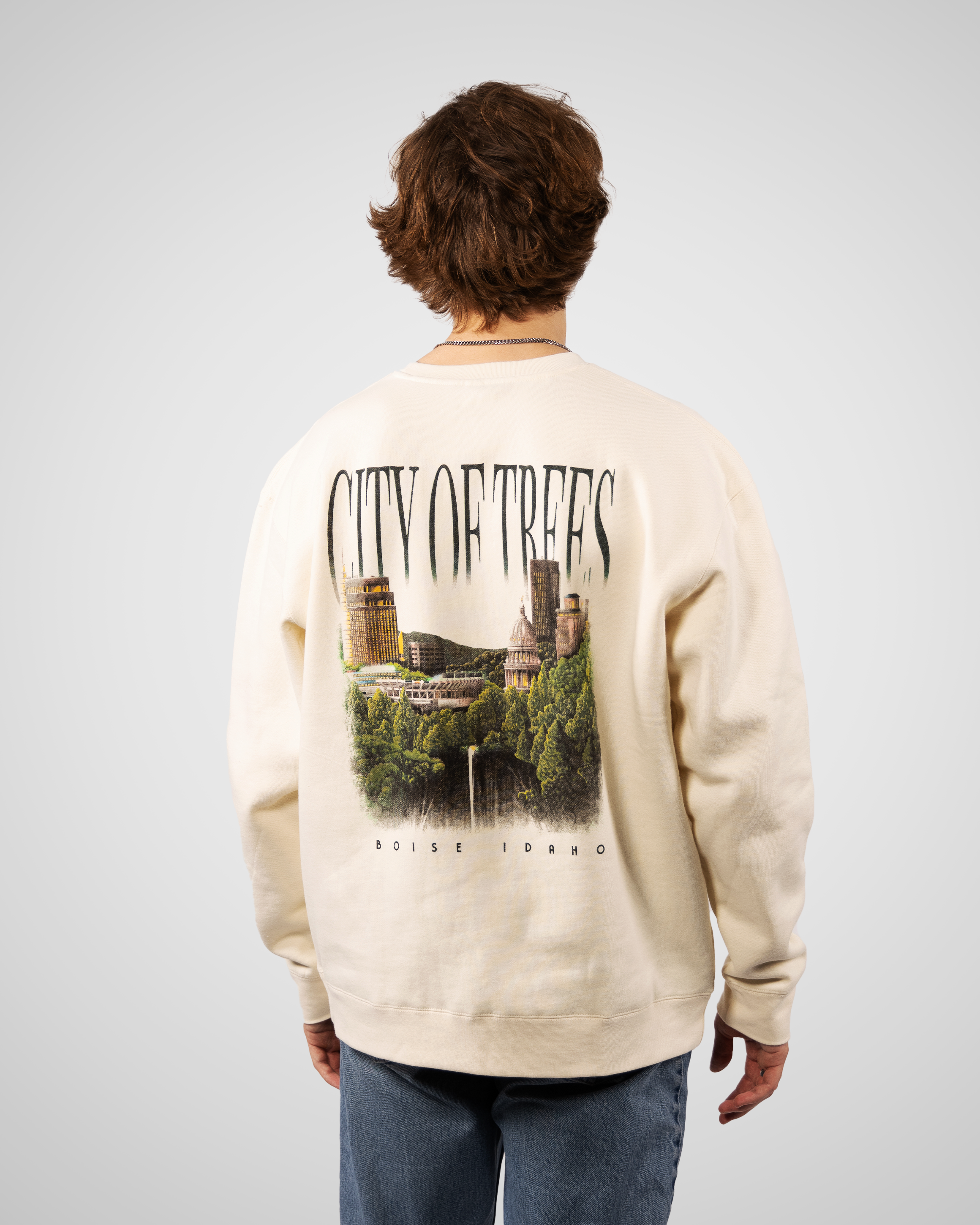 Unisex City Of Trees Heavyweight Crewneck