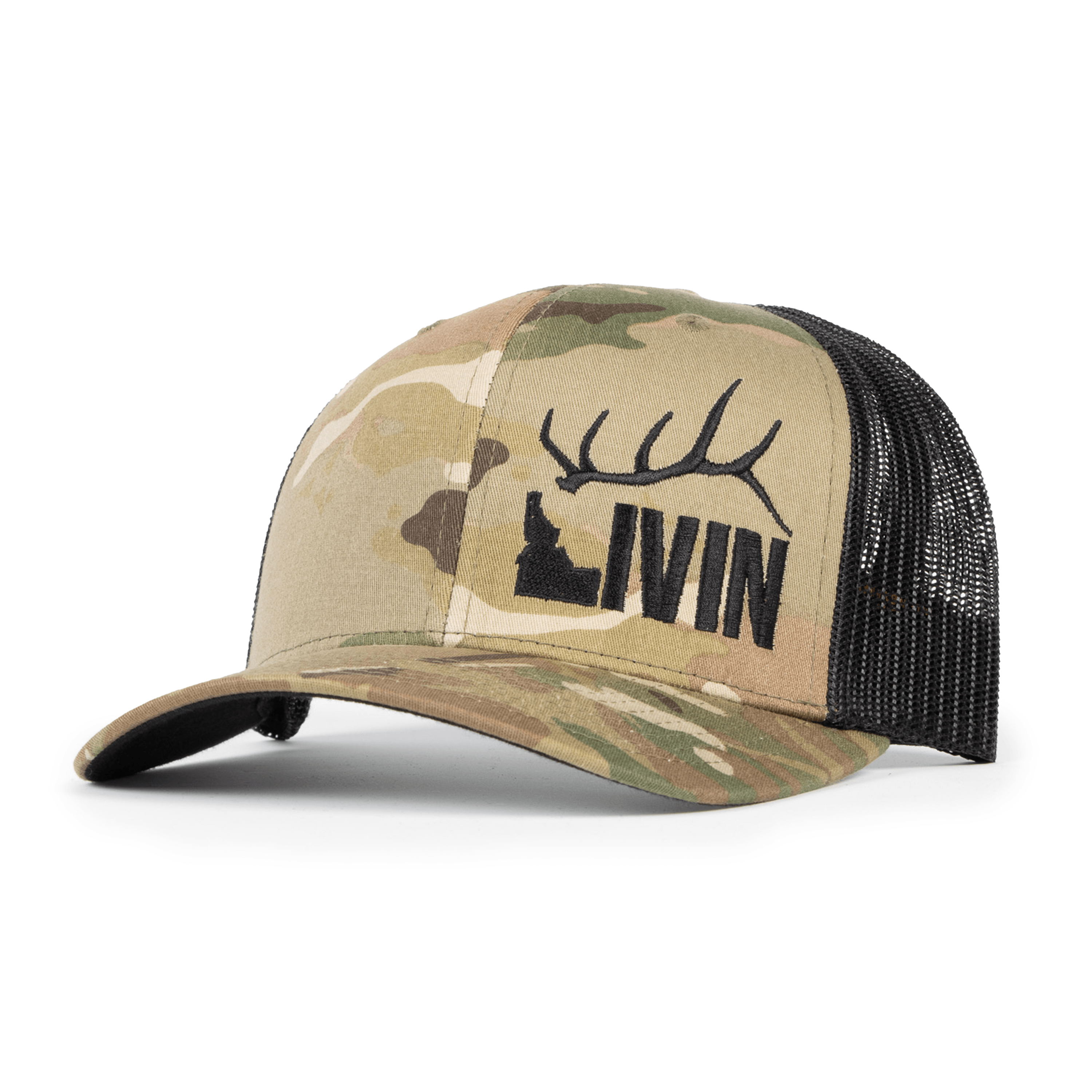 Elk Trucker Hat - Idaho Livin