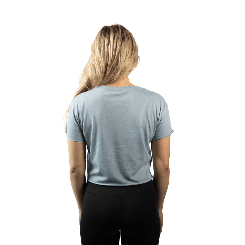 Womens Script Cropped Shirt - Idaho Livin