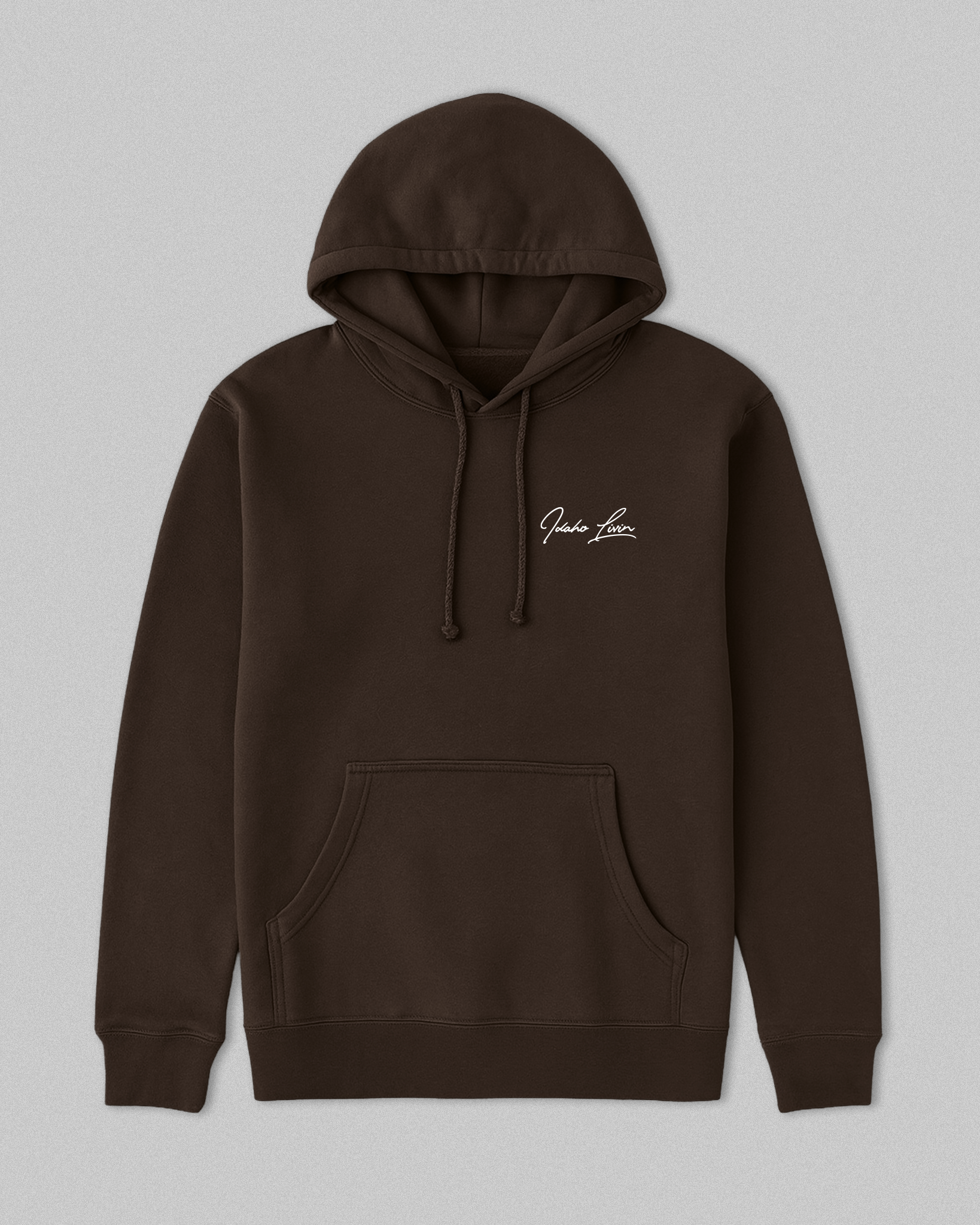 Unisex Blue Bird Heavyweight Hoodie | Dark Brown