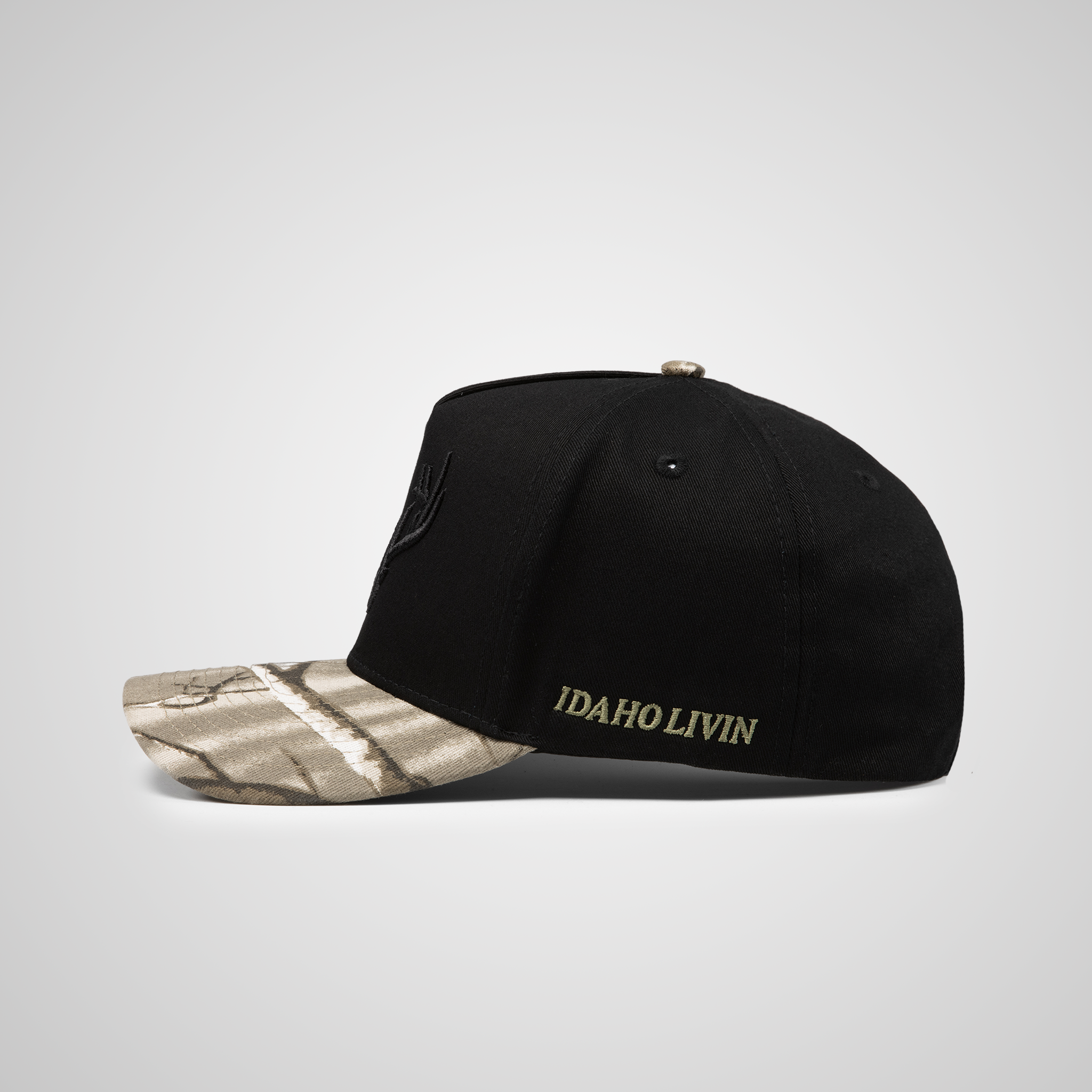 Elk Retro Hat | Black/Camo