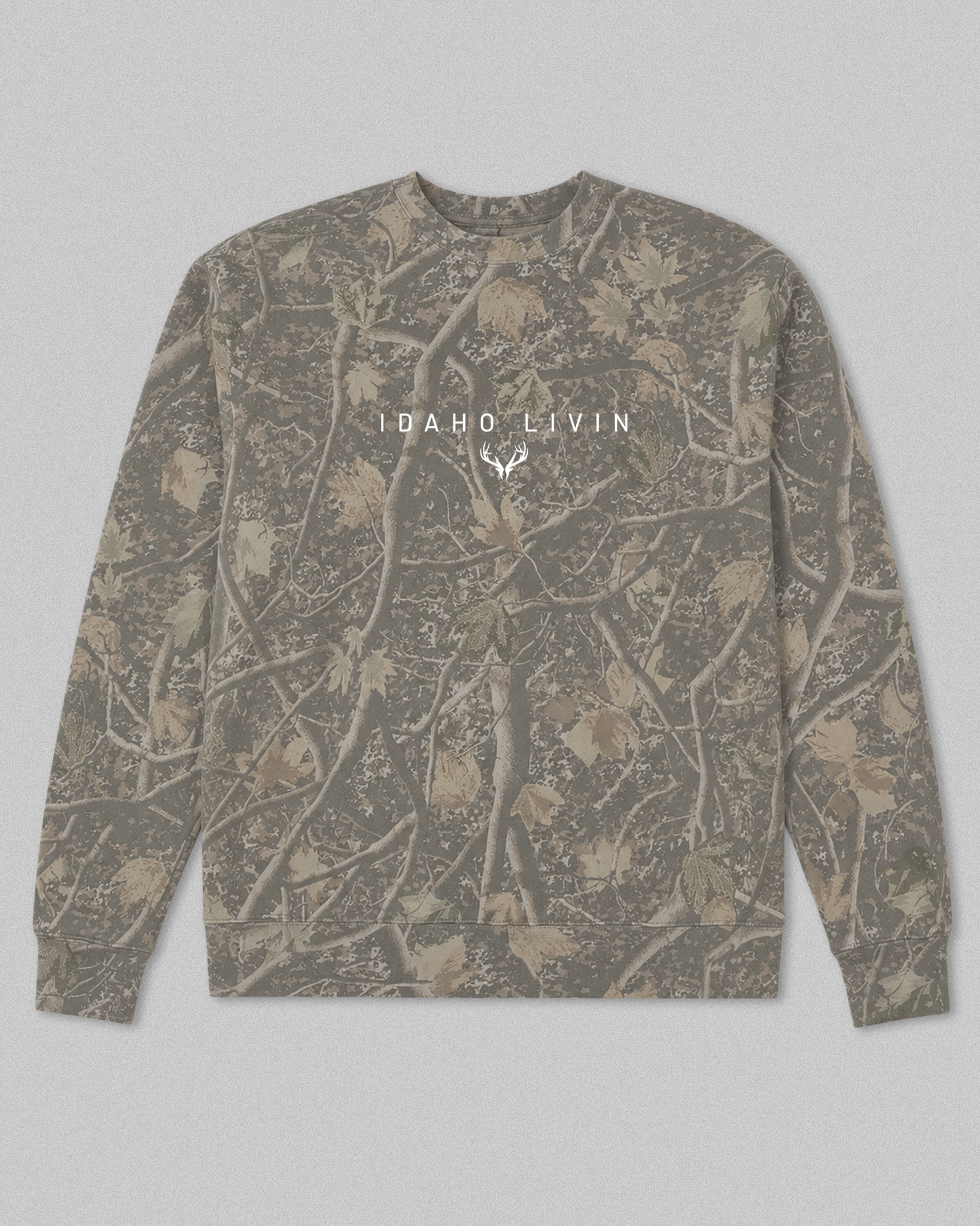 Unisex Heavyweight Camo Crewneck