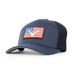 Elk Flag FlexFit Meshback Hat