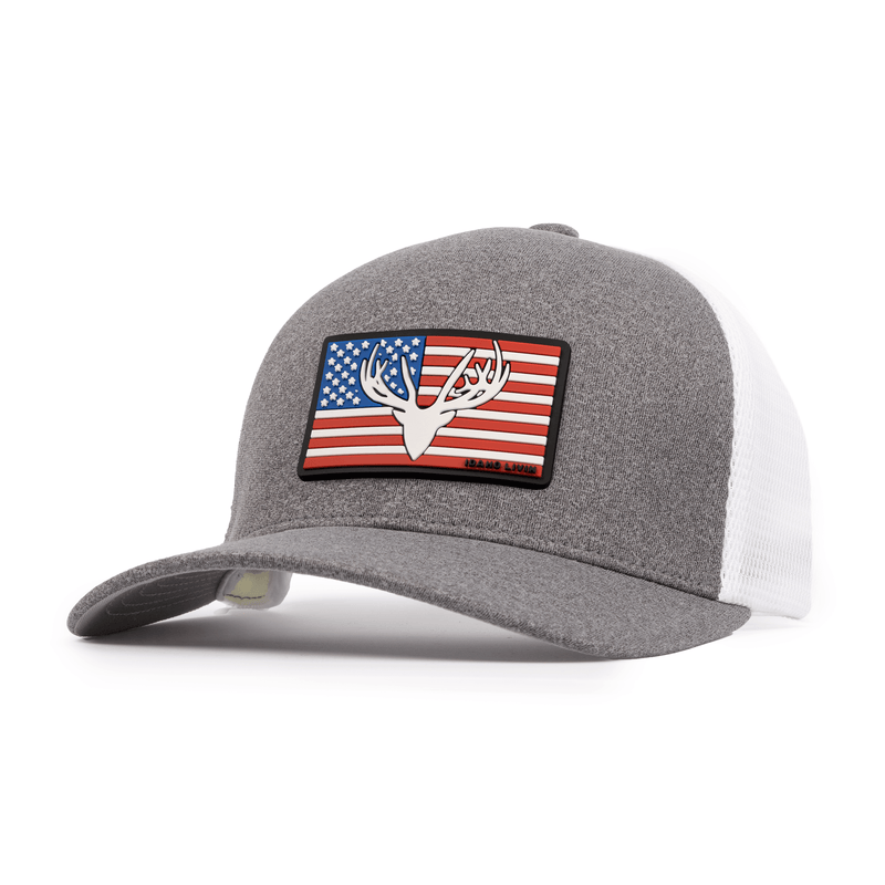 Elk Flag FlexFit Meshback Hat