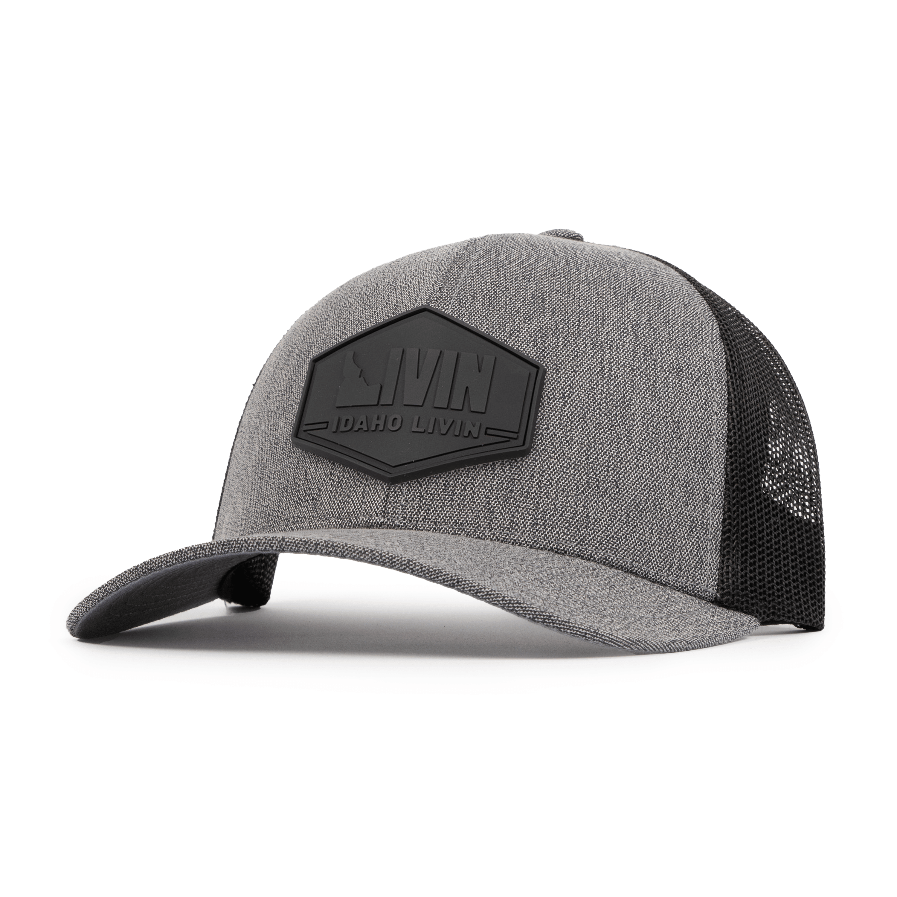 Hex Patch Heather Trucker Hat
