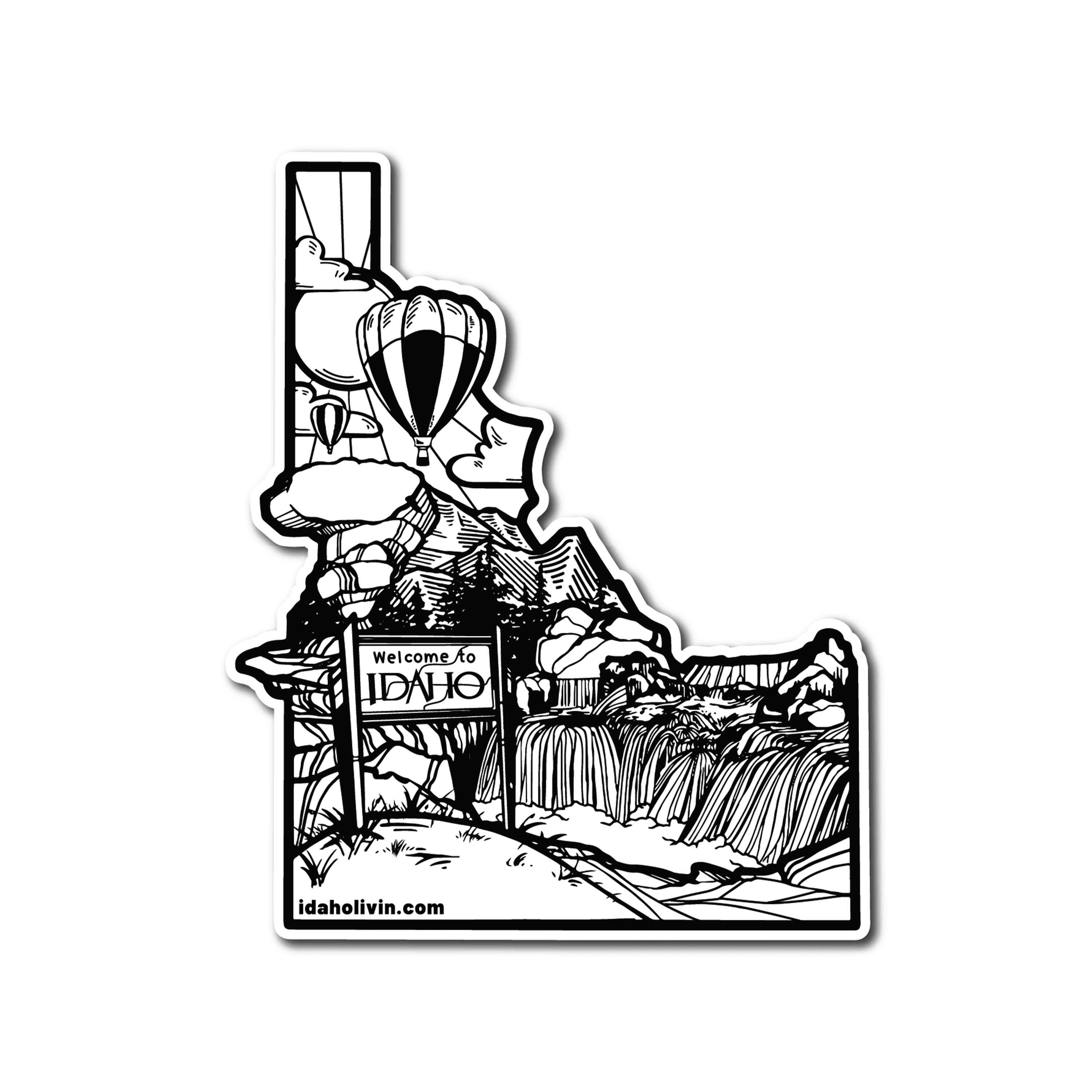 Idaho Rv Sticker Idaho Sticker