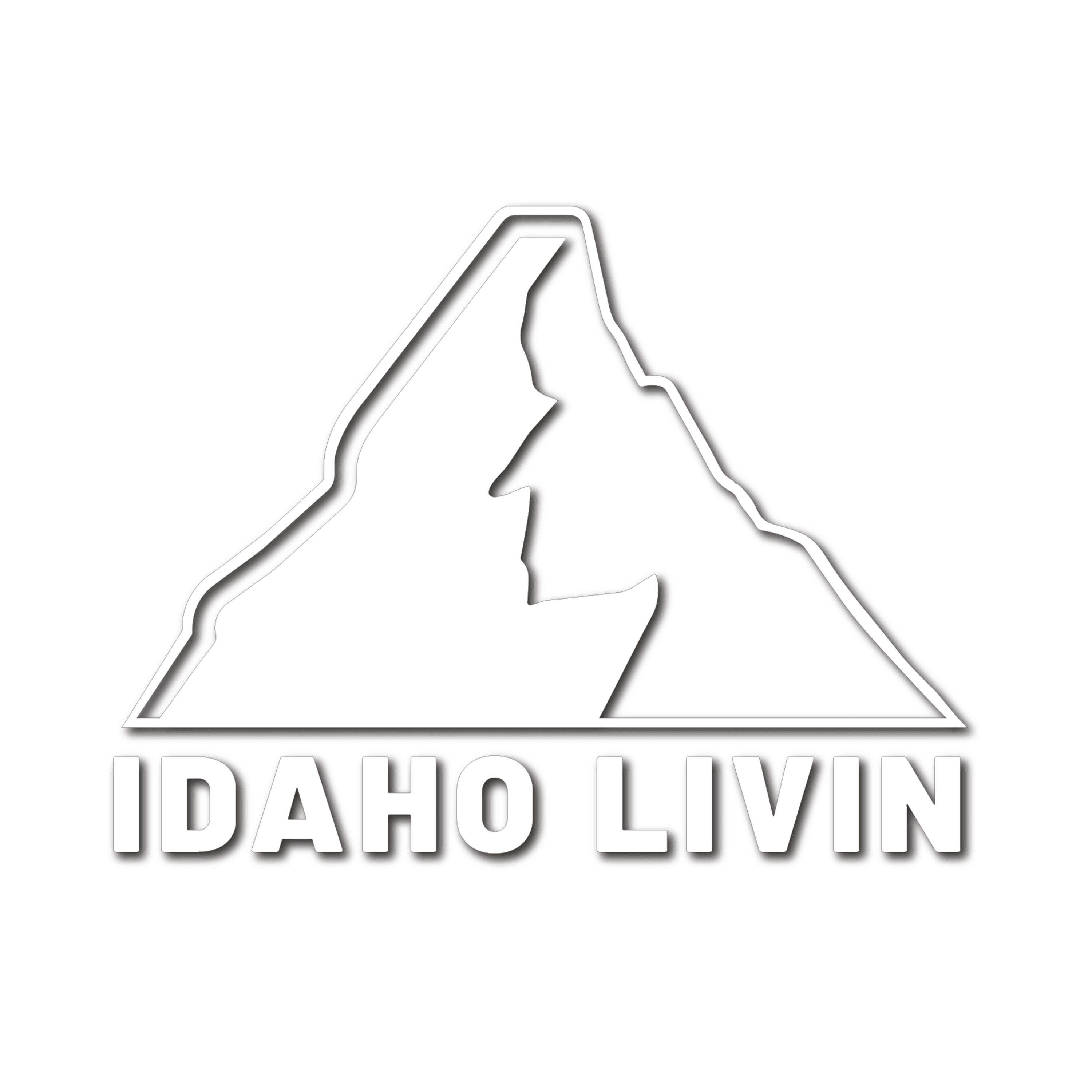 Idaho Mountain Sticker - Idaho Livin