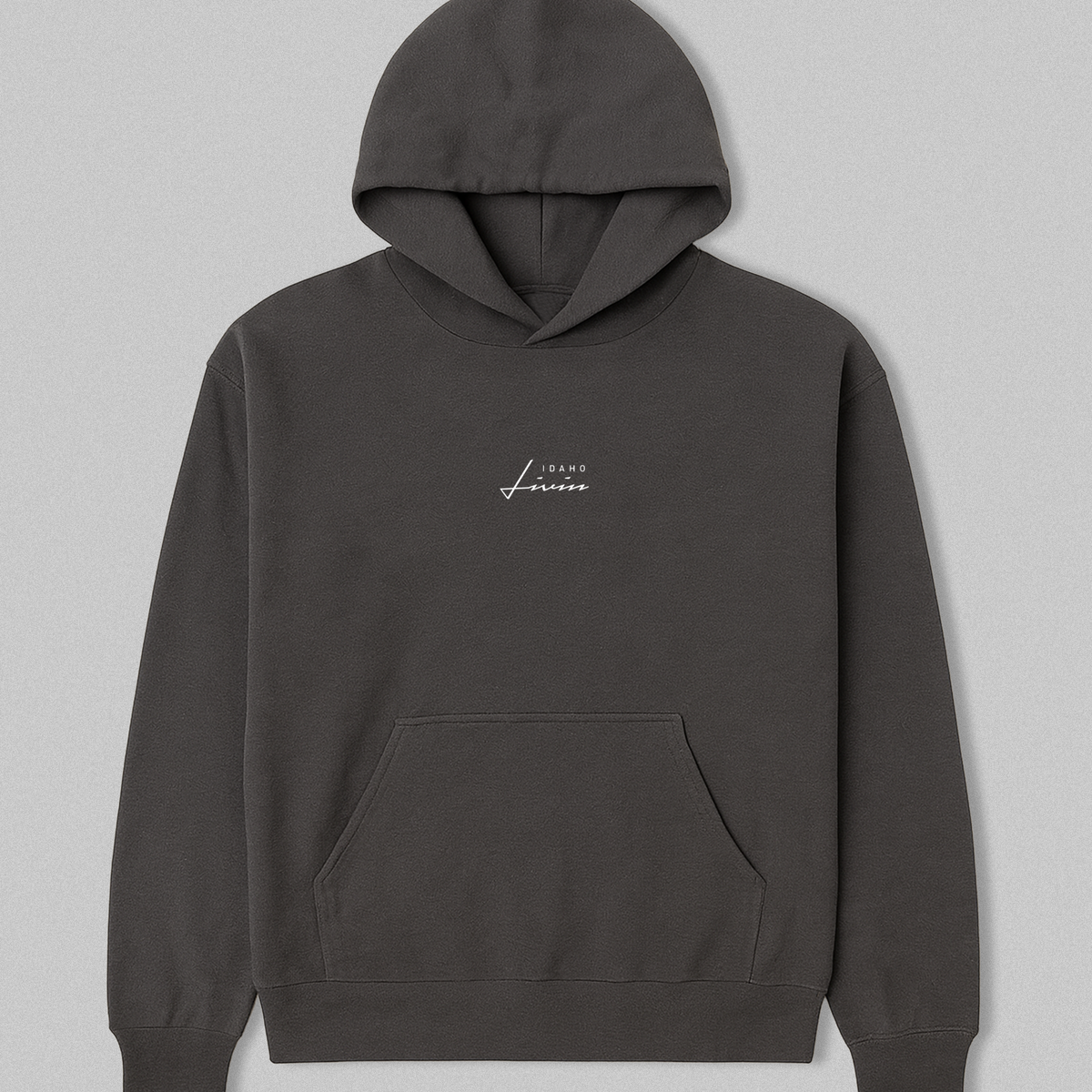 Avenue Hoodie Pigment Black | Boise Hoodie — Idaho Livin