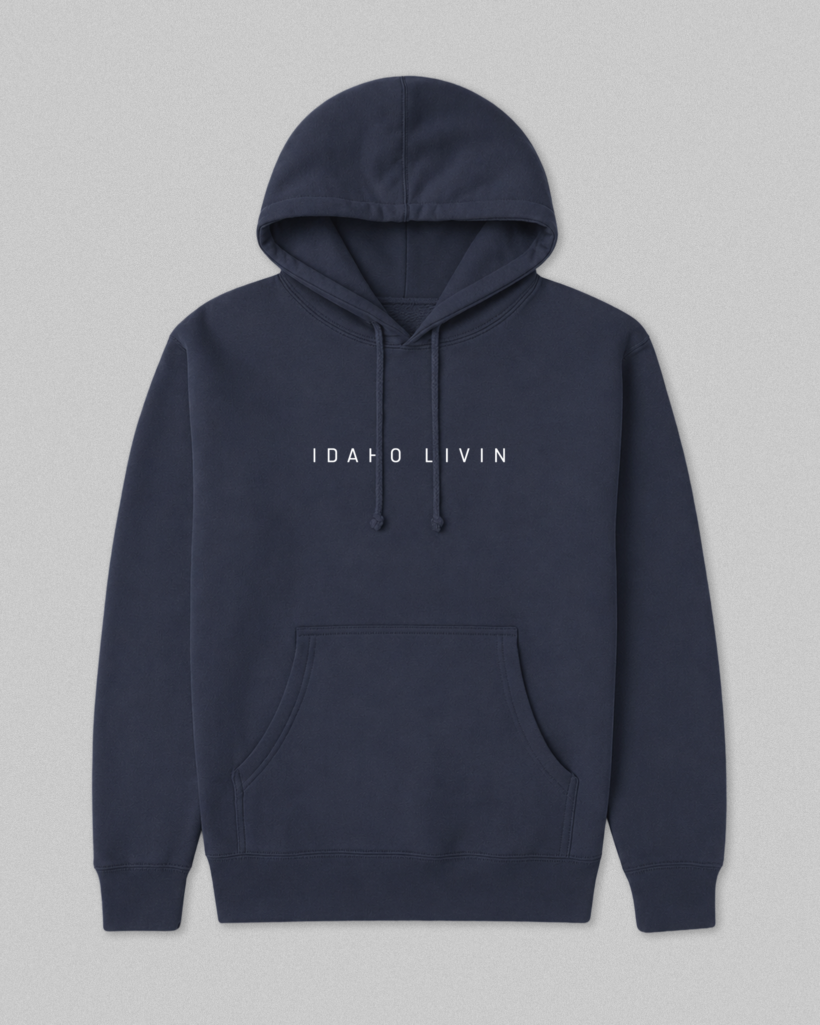 Unisex Branded Flag Heavyweight Hoodie | Slate Blue