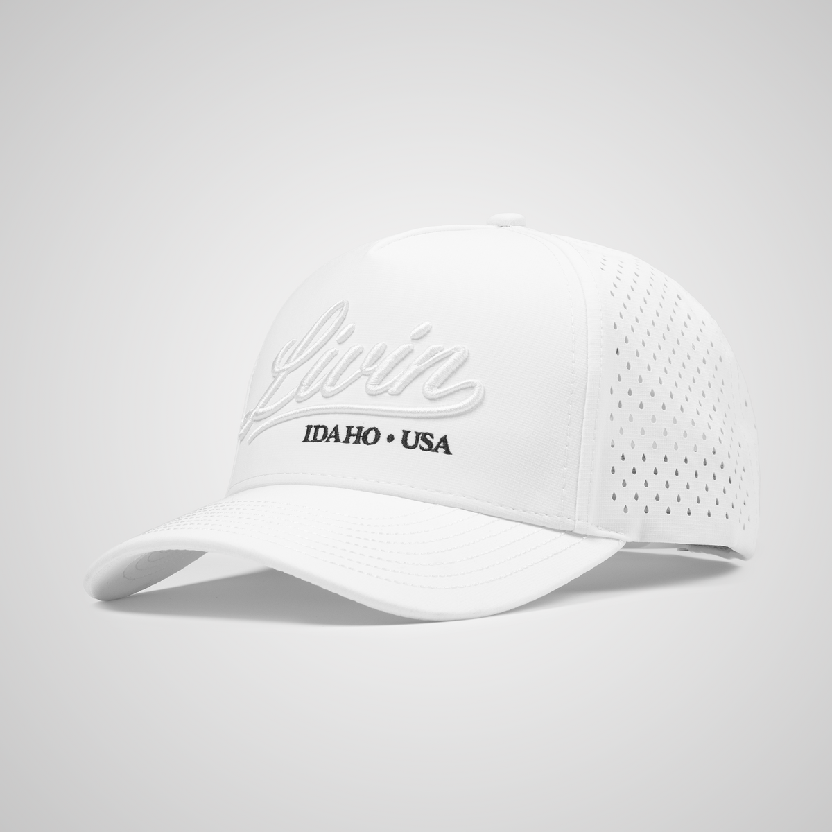 Livin Idaho Waterproof Performance Hat | White
