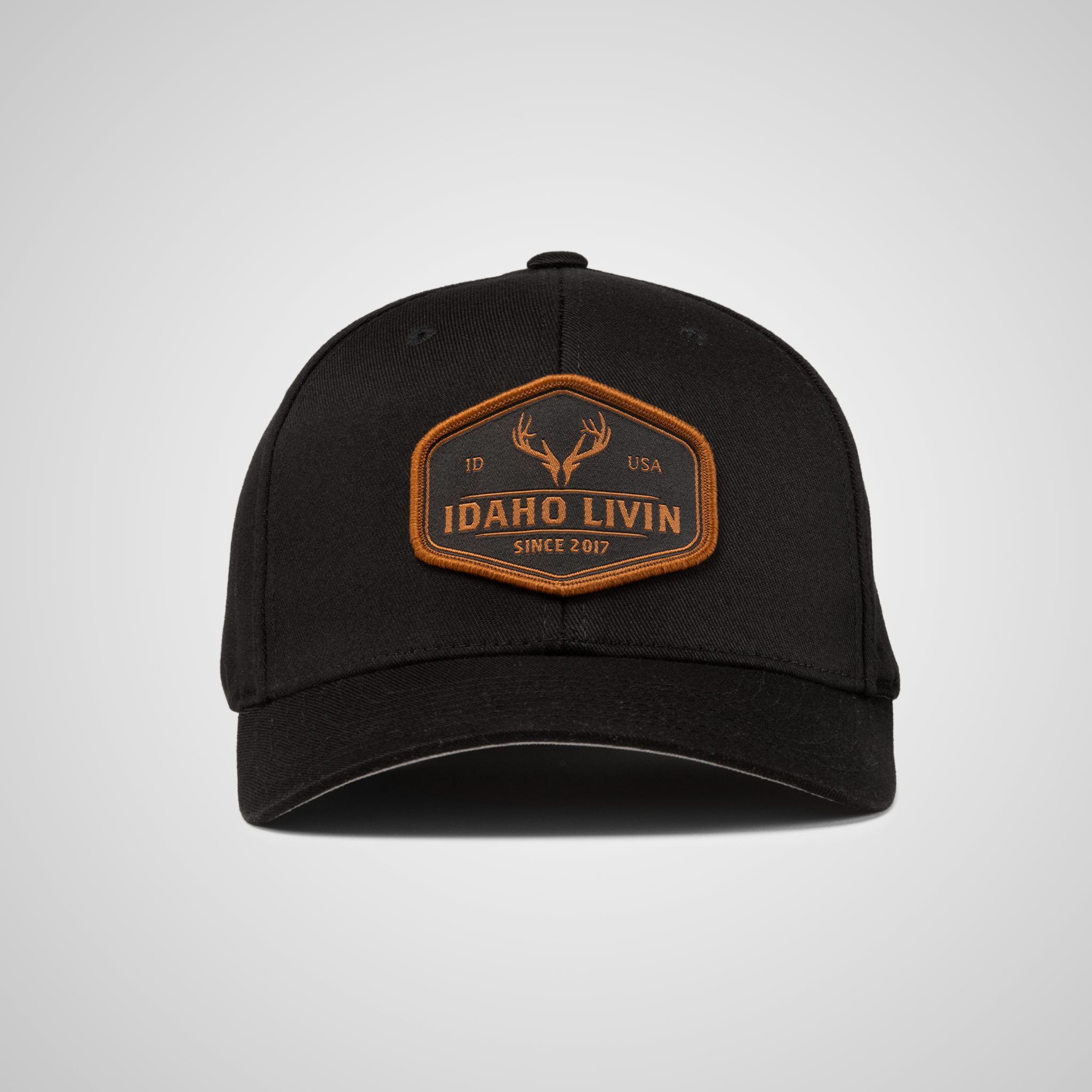 Elk FullBack Flexfit Patch Hat | Black