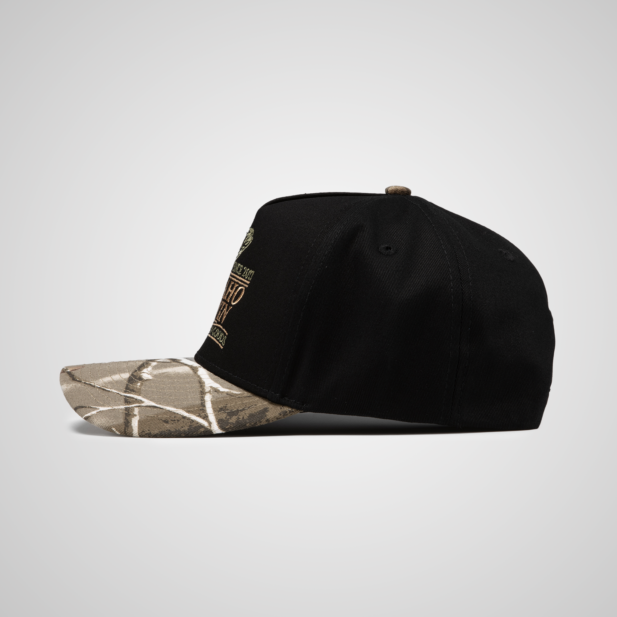 Fish Retro Hat | Black/Camo