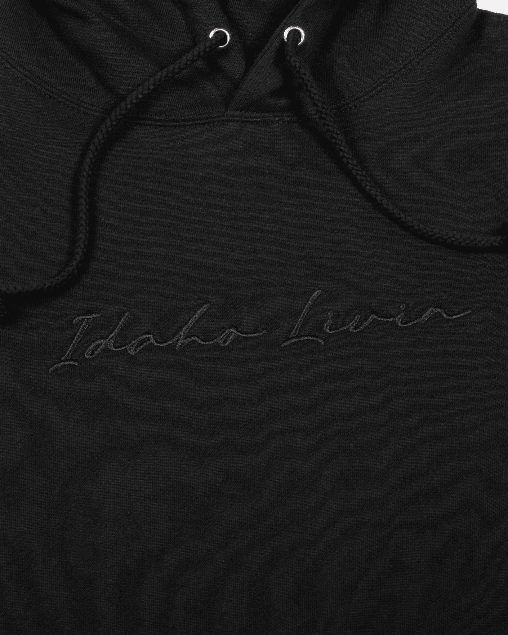 Blackout Embroidered Heavyweight Script Hoodie