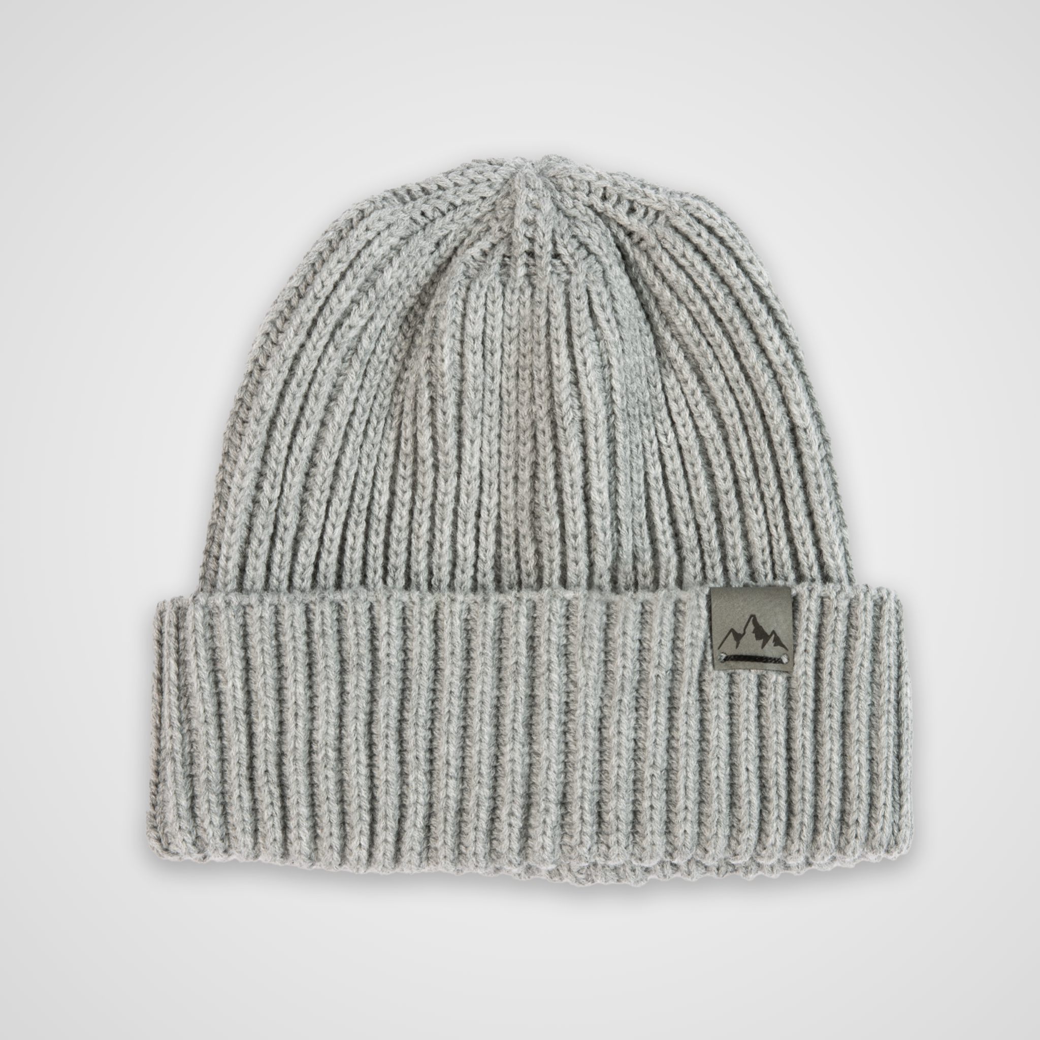 Unisex Peak Ribbed Beanie