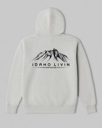 Idaho Livin: Sawtooth Heavyweight Hoodie – NEW