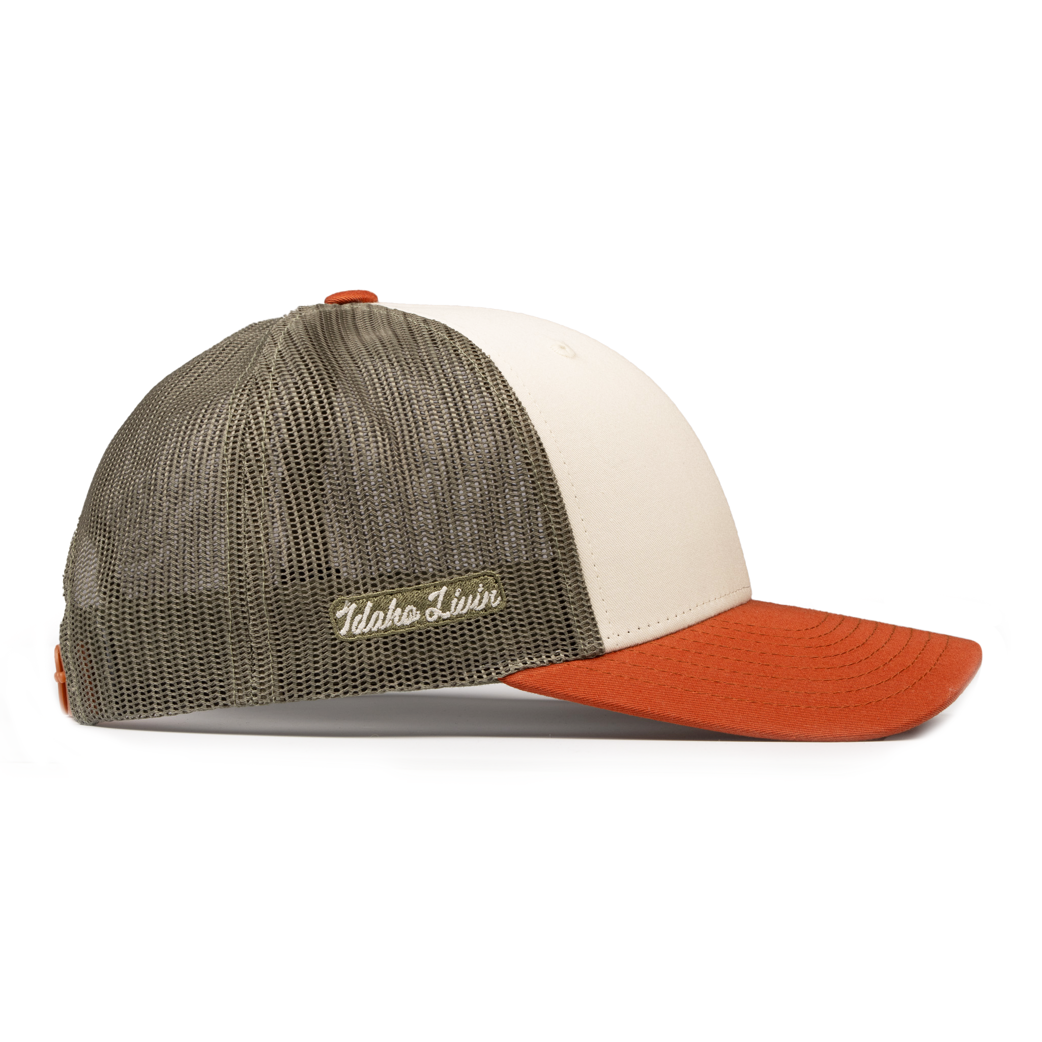 Low Profile Mountain Peak Trucker Hat