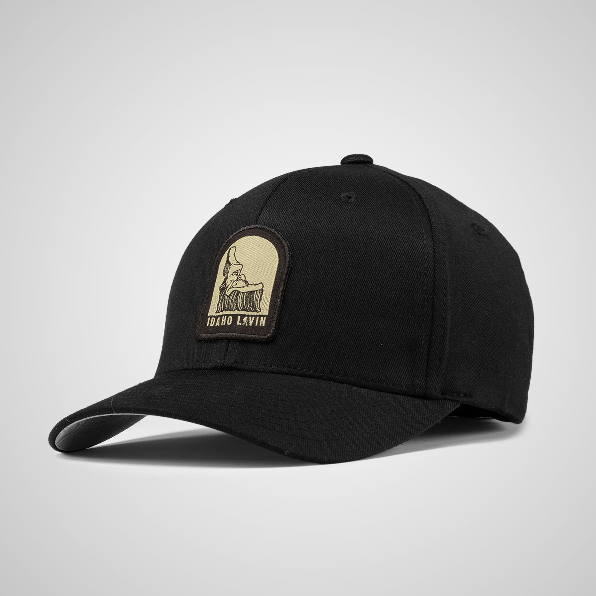 Squatch FullBack Flexfit Hat | Black