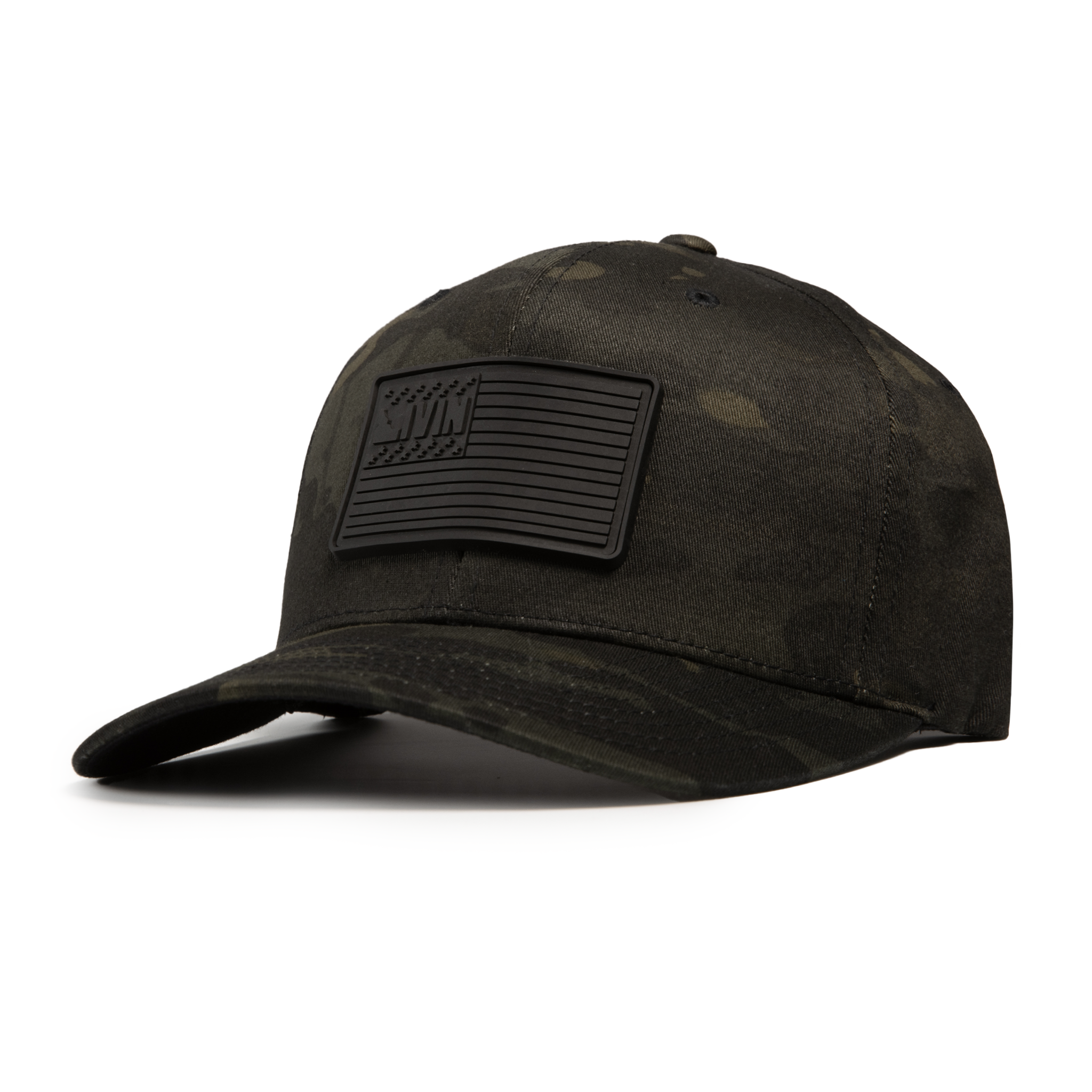 Stealth Flag Multicam FlexFit Hat