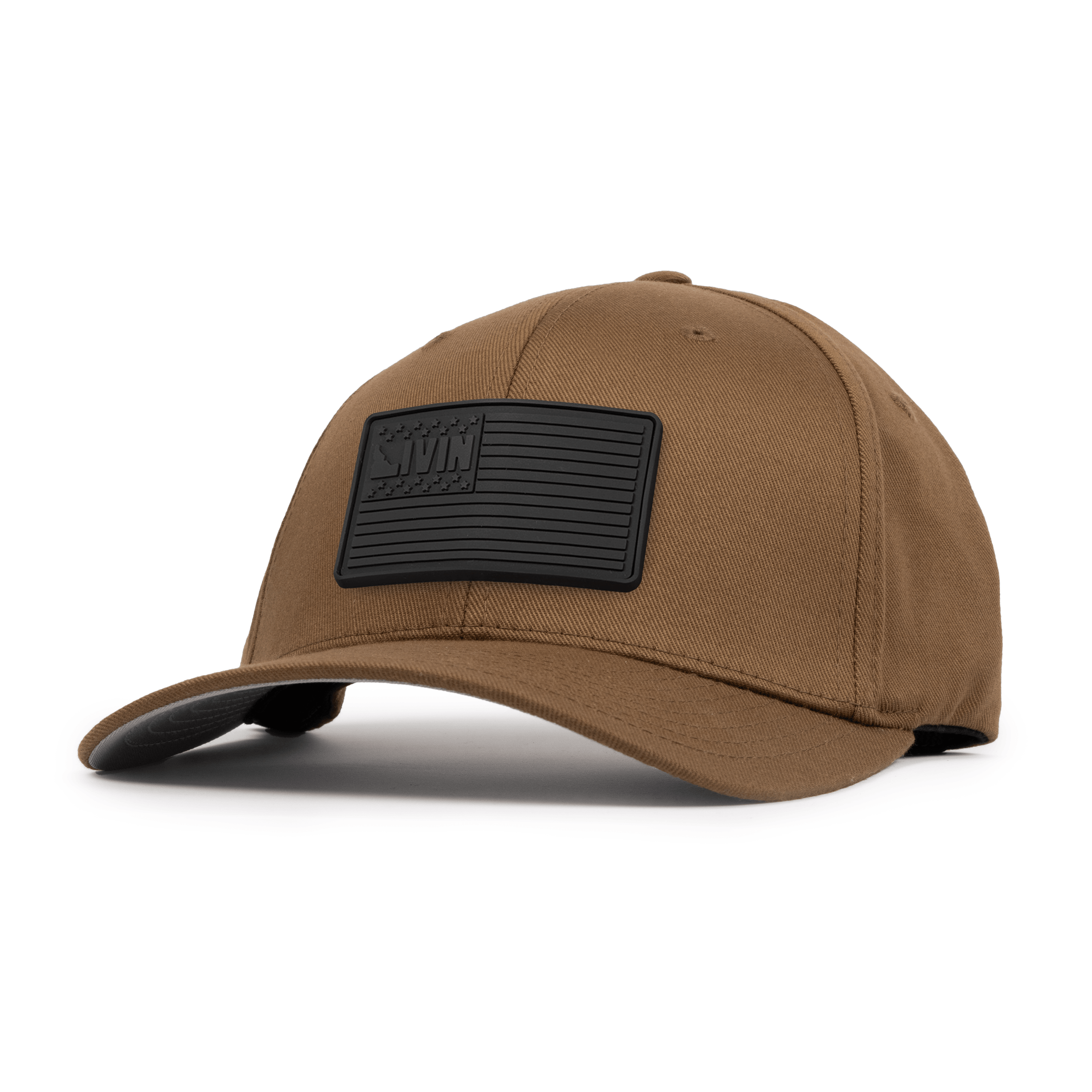 Stealth Flag Flexfit Hat Light Grey / L/XL