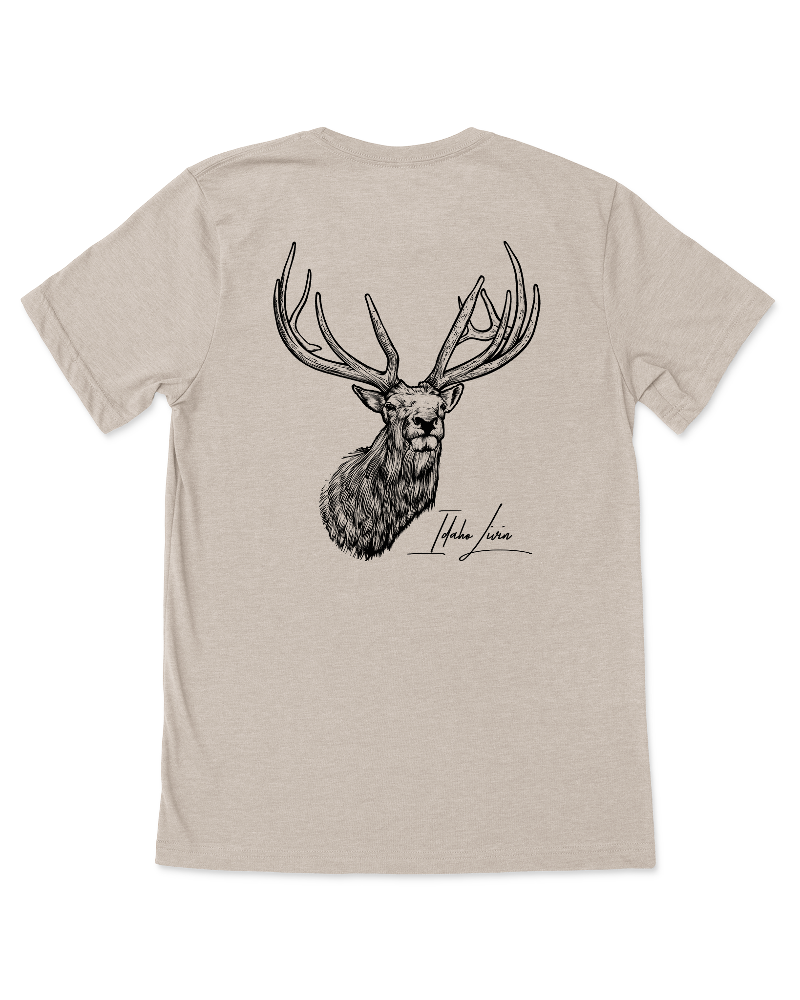 Unisex Elk T-Shirt - Stone