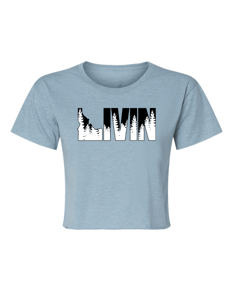 Women's Cropped Shirt Idaho Livin