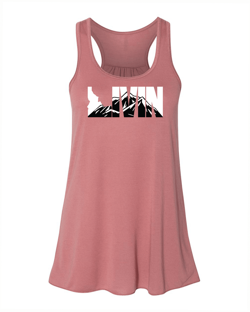 Women's OG Flowy Racerback Tank Idaho Livin